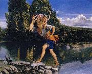 Orazio Gentileschi Saint Christopher Sweden oil painting artist